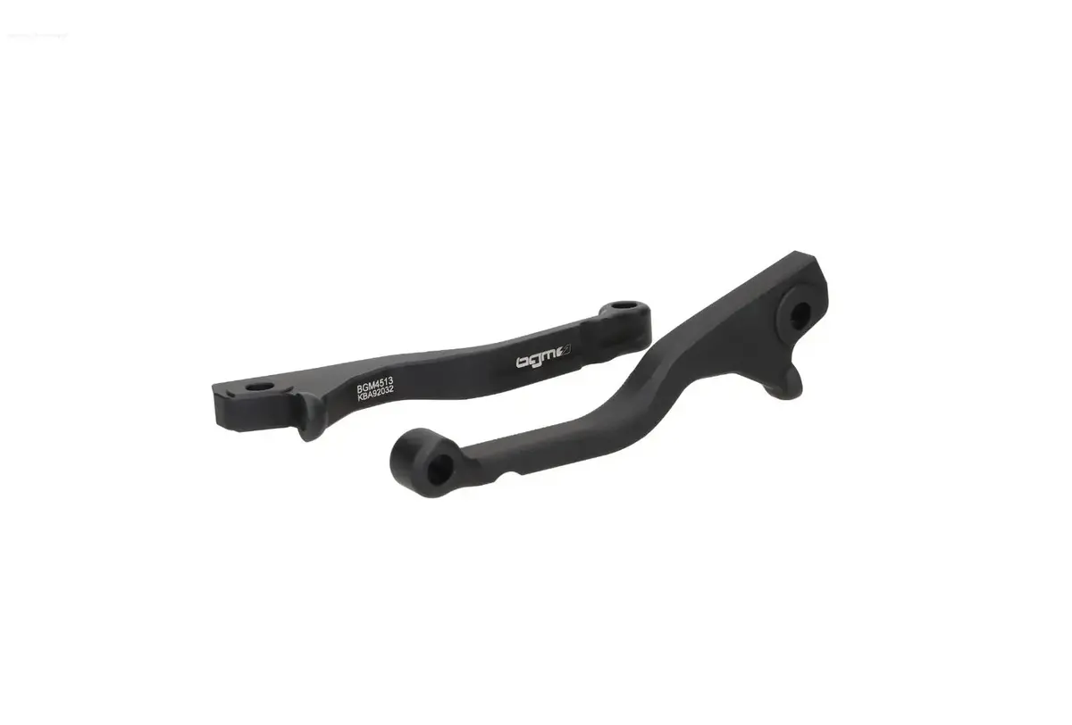 Brake Levers Bgm Pro Matt Black Cnc Shorty | Vespa Gts/Gts Super 125-300Cc (2023-) 1
