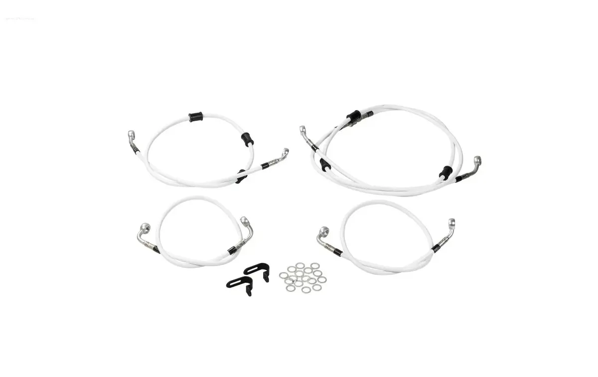 Brake Hose Kit Spiegler White | Vespa Gts/Gts Super 125-300Cc (`23-) 1