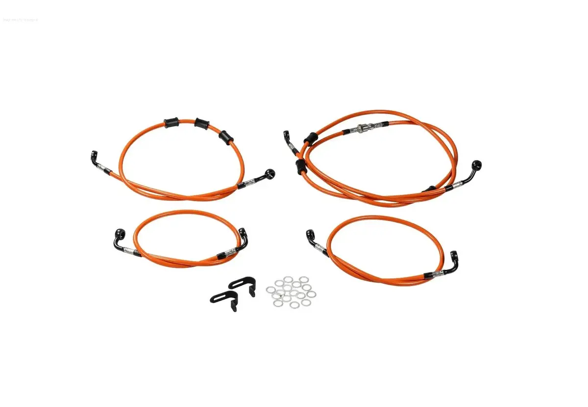 Brake Hose Kit Spiegler Orange | Vespa Gts/Gts Super 125-300Cc (`23-) 1