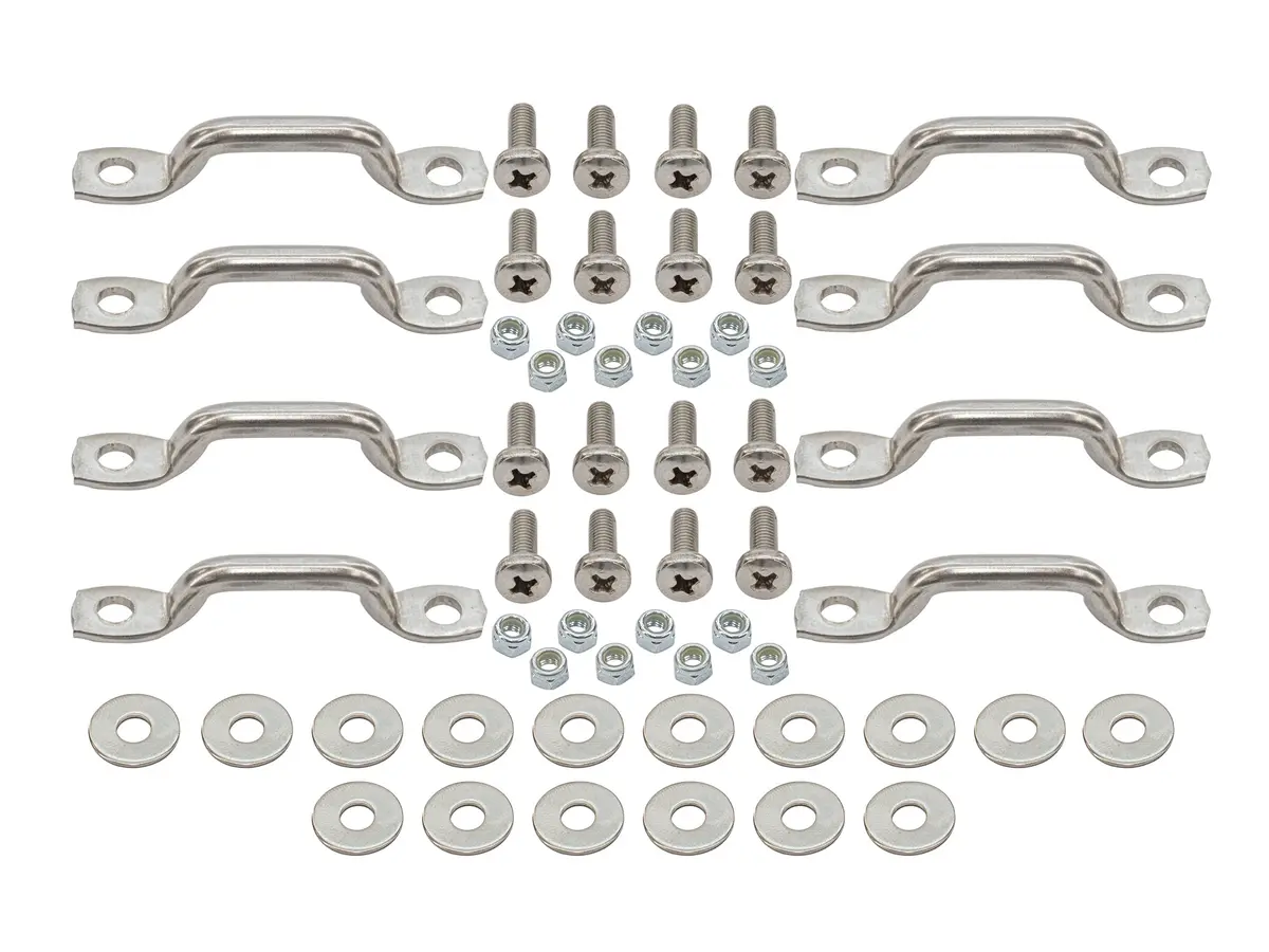 Stainless Steel Luggage Rack Cleat (Pack Of 8) 1