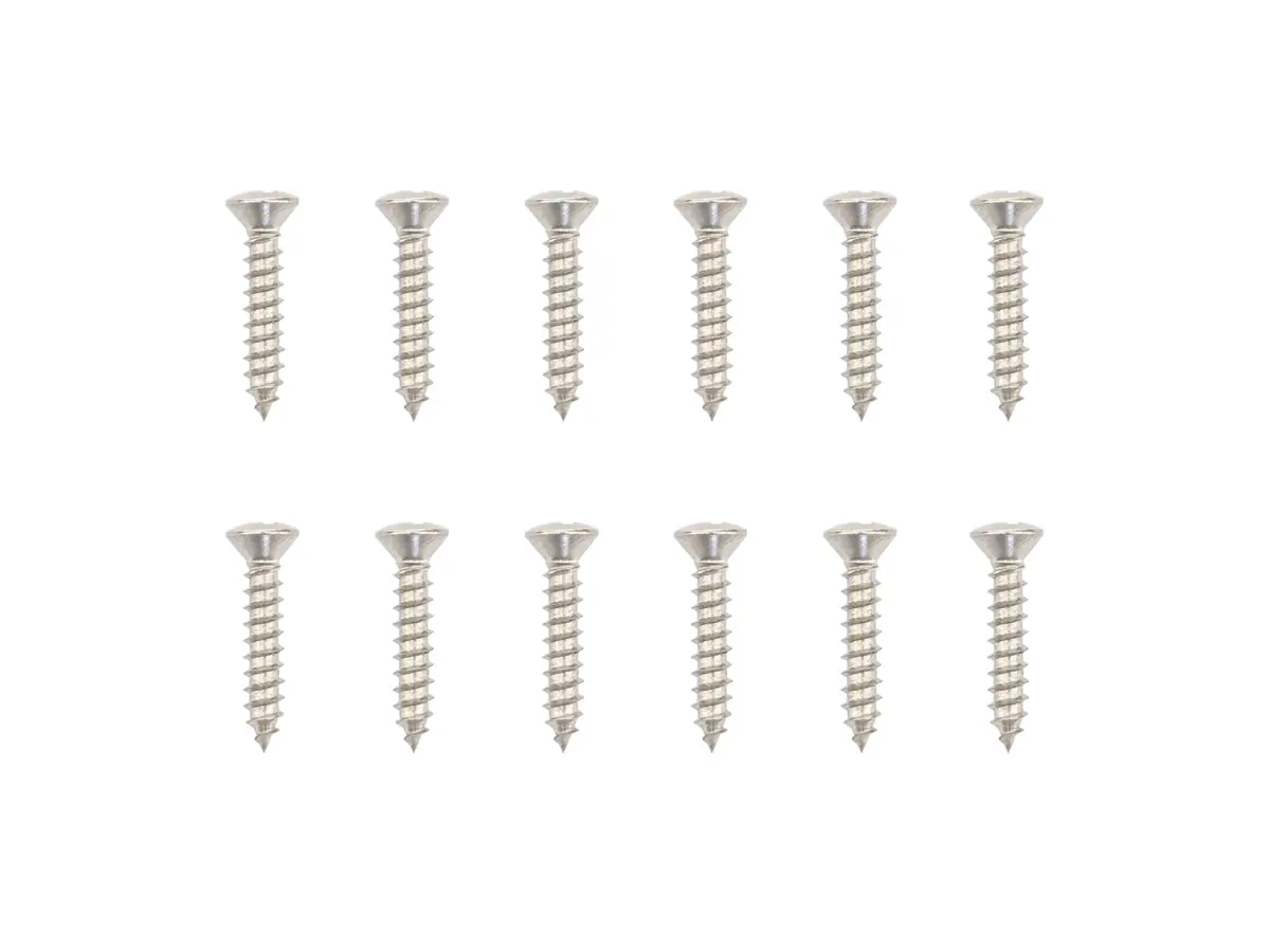 Hook-Up Box & Vent Cover Stainless Mounting Screws (Pack Of 12) 1