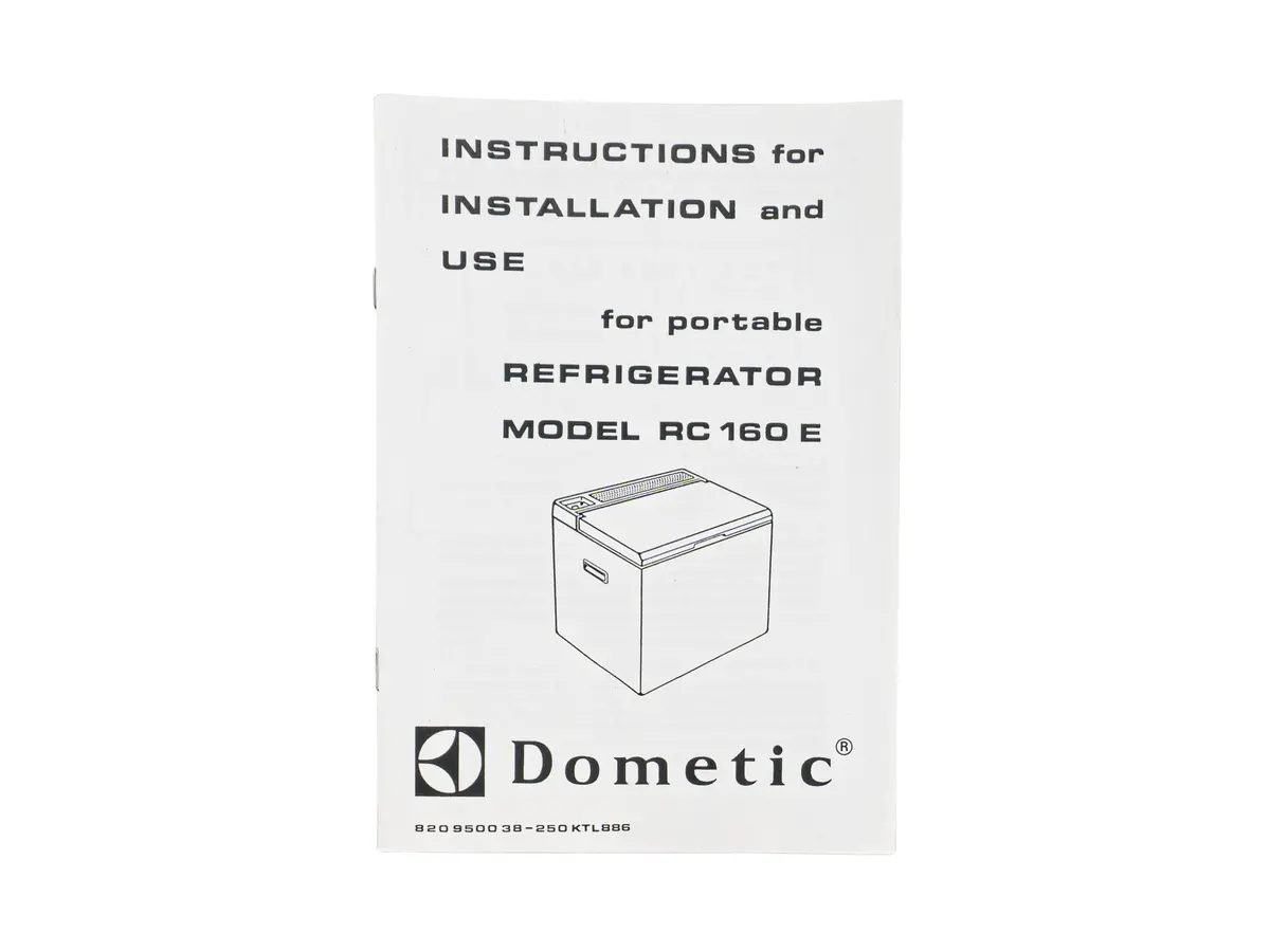 Dometic Rc160e Refrigerator Manual 1