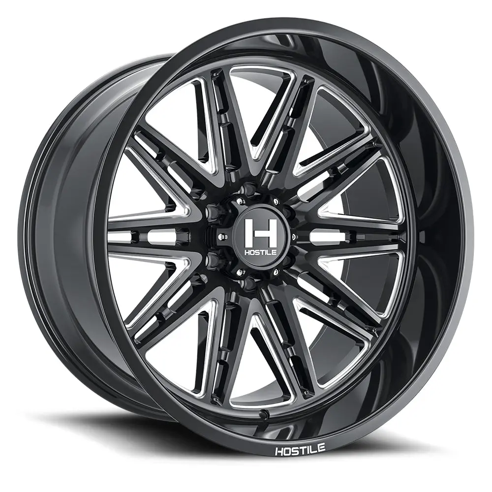Hostile H126 Maniac 20X12 6X5.5 -44 Offset Blade Cut Set Of 4 -  H126-2012655047B 1