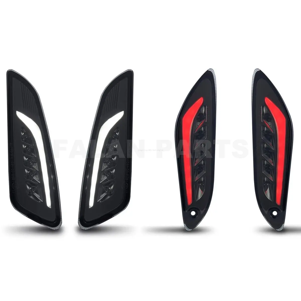 Hd Corse Turn Signals Kit Indicator Smoked | Vespa Sprint/Primavera 50-150Cc 1