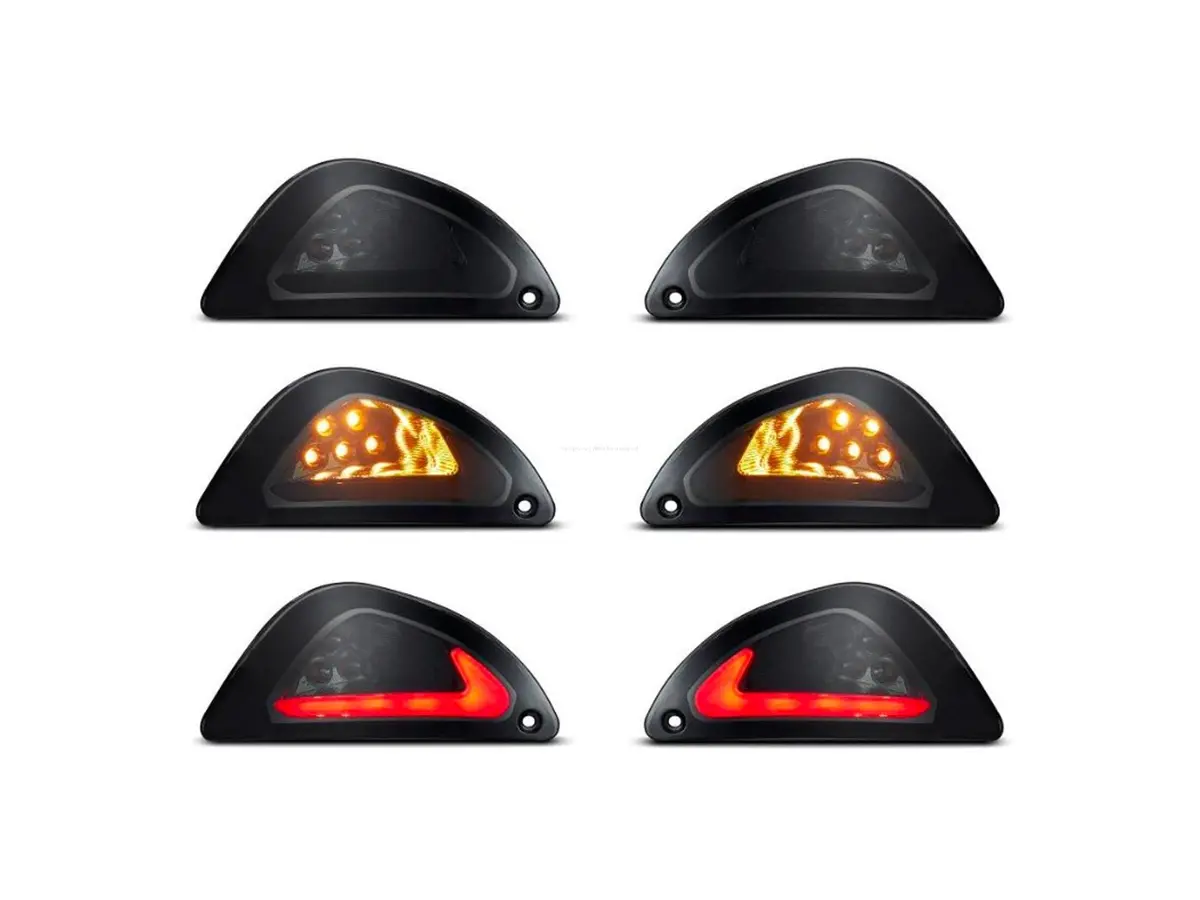 Hd Corse Turn Signals Indicator Rear Smoked | Sxl/Lx/Lxv/S 50-150Cc 1