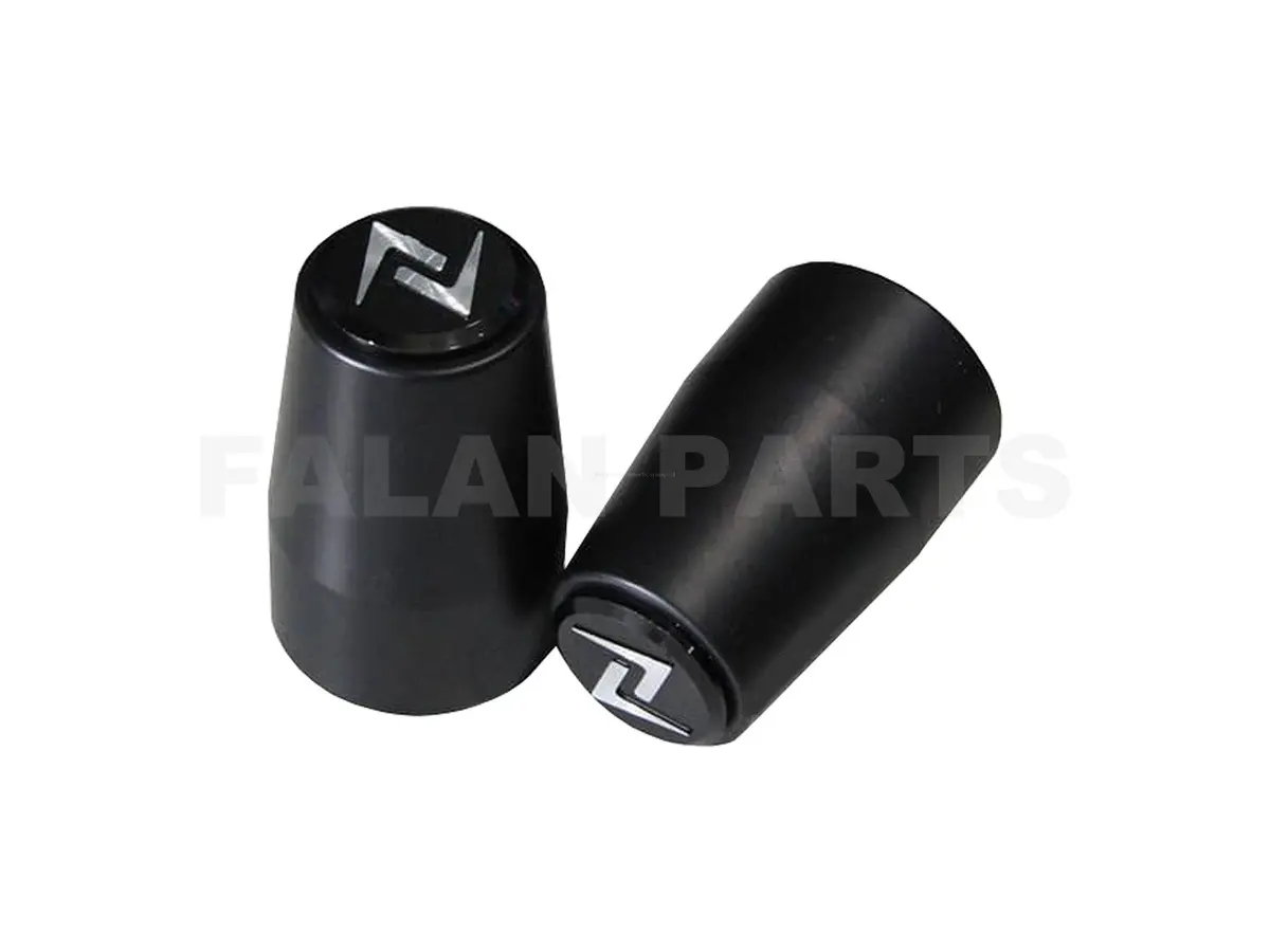 Handlebar End Weights Zelioni Matt Black | Vespa Gts Models 125/300Cc 1