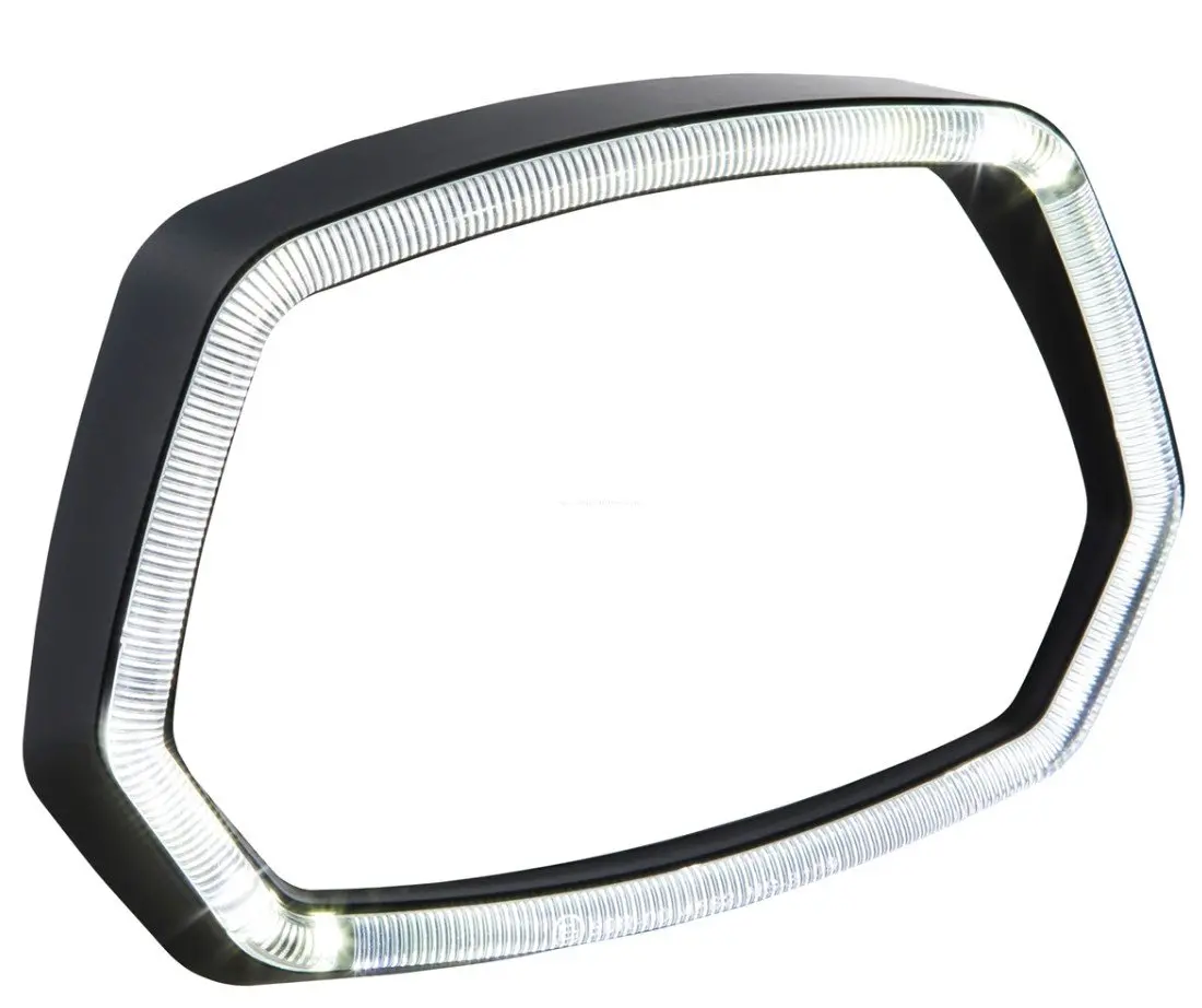 Headlight Frame Sip Led Illuminated Matt Black | Vespa Sprint 125-150Cc ('13-'18) 1