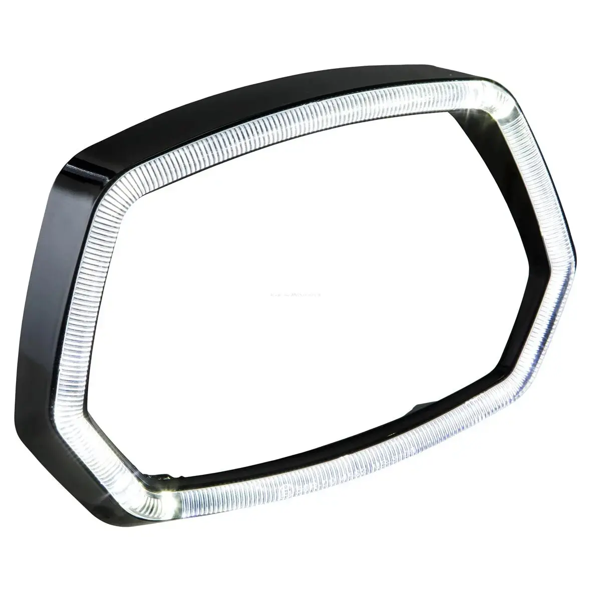 Headlight Frame Sip Led Illuminated Ring Gloss Black | Vespa Sprint 50-150Cc 1