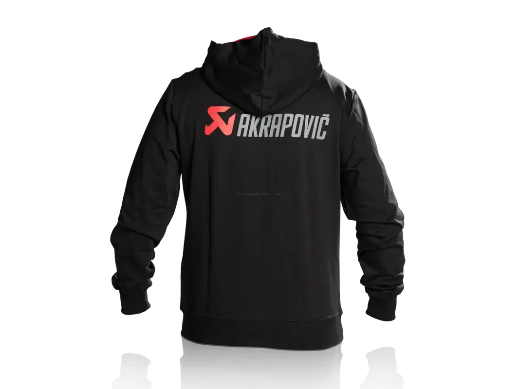 Hoodie Akrapovič Black - Red Men's 2
