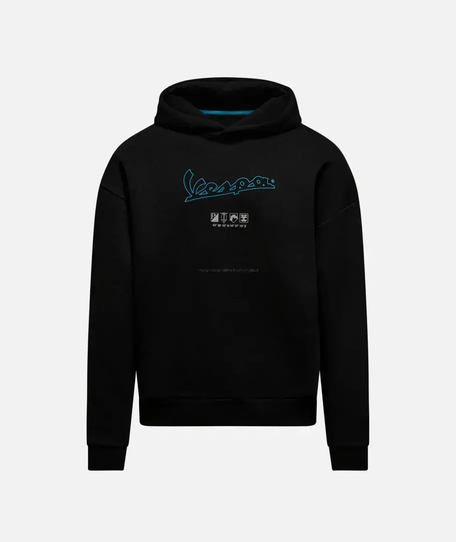 Hoodie Vespa Primavera Black | Unisex 1