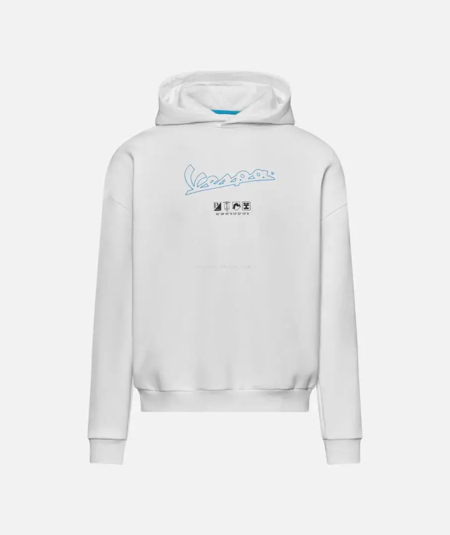 Hoodie Vespa Primavera Holy White | Unisex 1