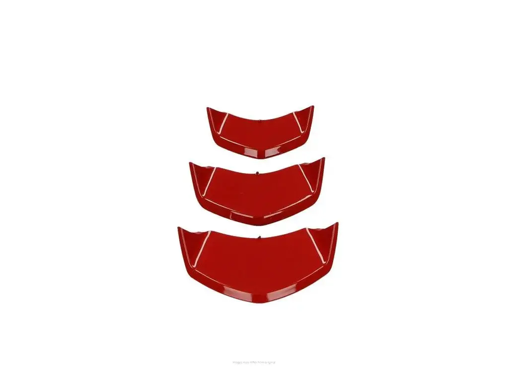 Horn Cover Inlay Fp Parts Red | Vespa Primavera/Sprint 50-150 1