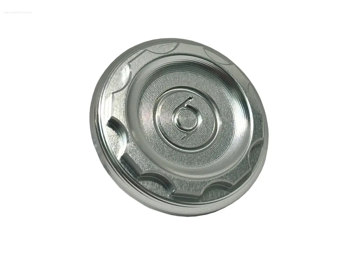 Hub Nut Cover 1O1 Factory Silver | Vespa Et2/Et4/Lx/Lxv/S/Primavera/Sprint/Gts/Gts Super/Gtv/Gt 60/Gt/Gt L 50-300Cc 2T/4T 1