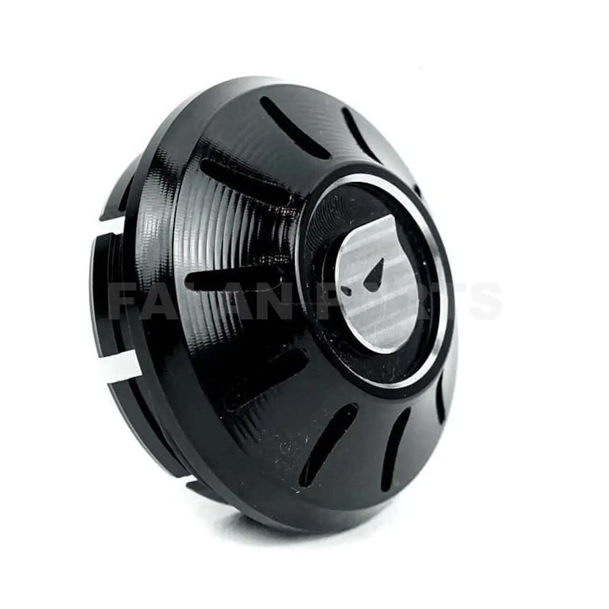 Hub Nut Cover Rim Marus Black | Vespa/Piaggio Models 50-500Cc 1