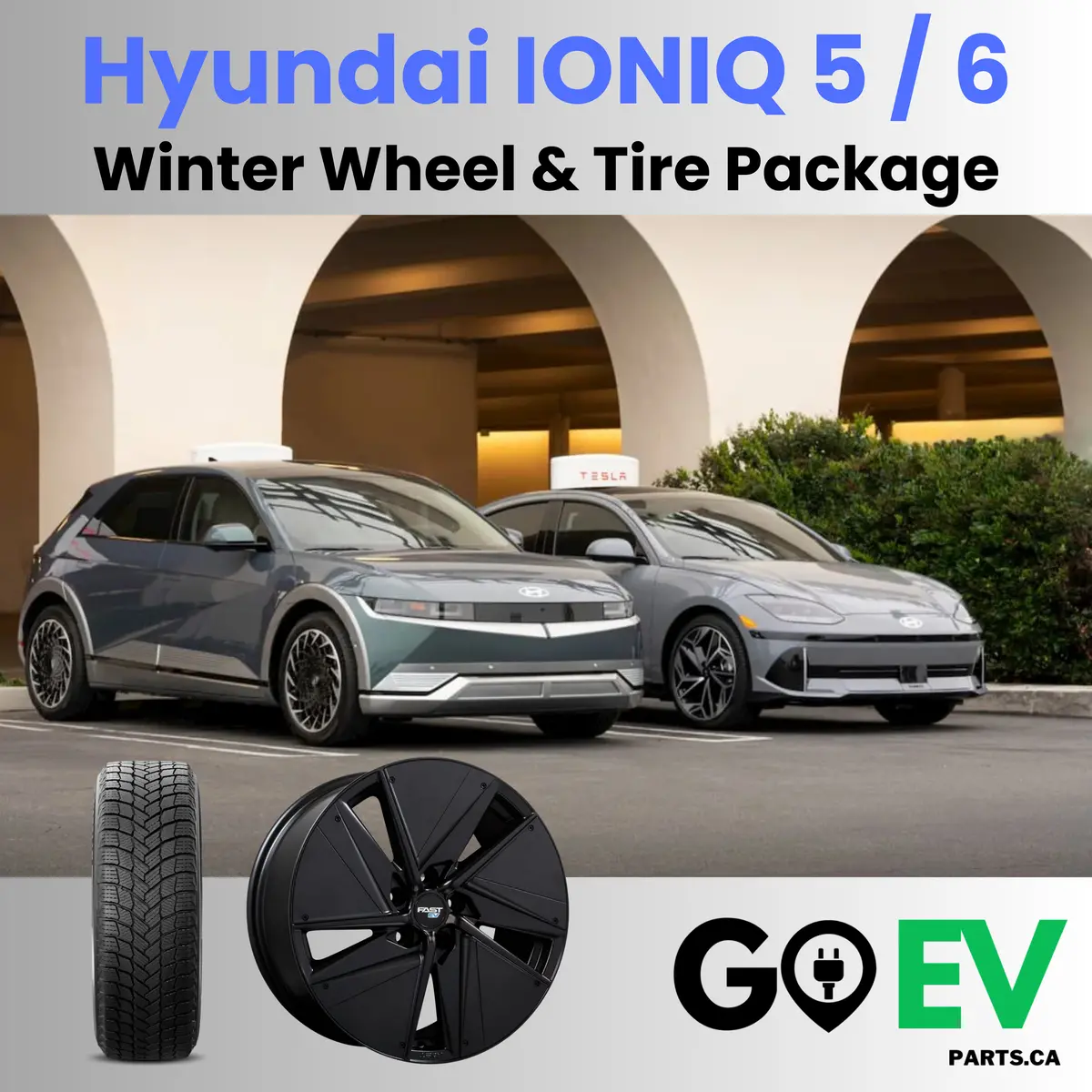Hyundai Ioniq 5 / Ioniq 6 – 18” Ev01(+) Oe-Spec Winter Wheel & Tire Package 1
