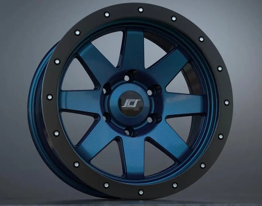Stealth Custom Series Sr8 17X8.5 -10 Stealth Blue Set Of 4 (Br) 1