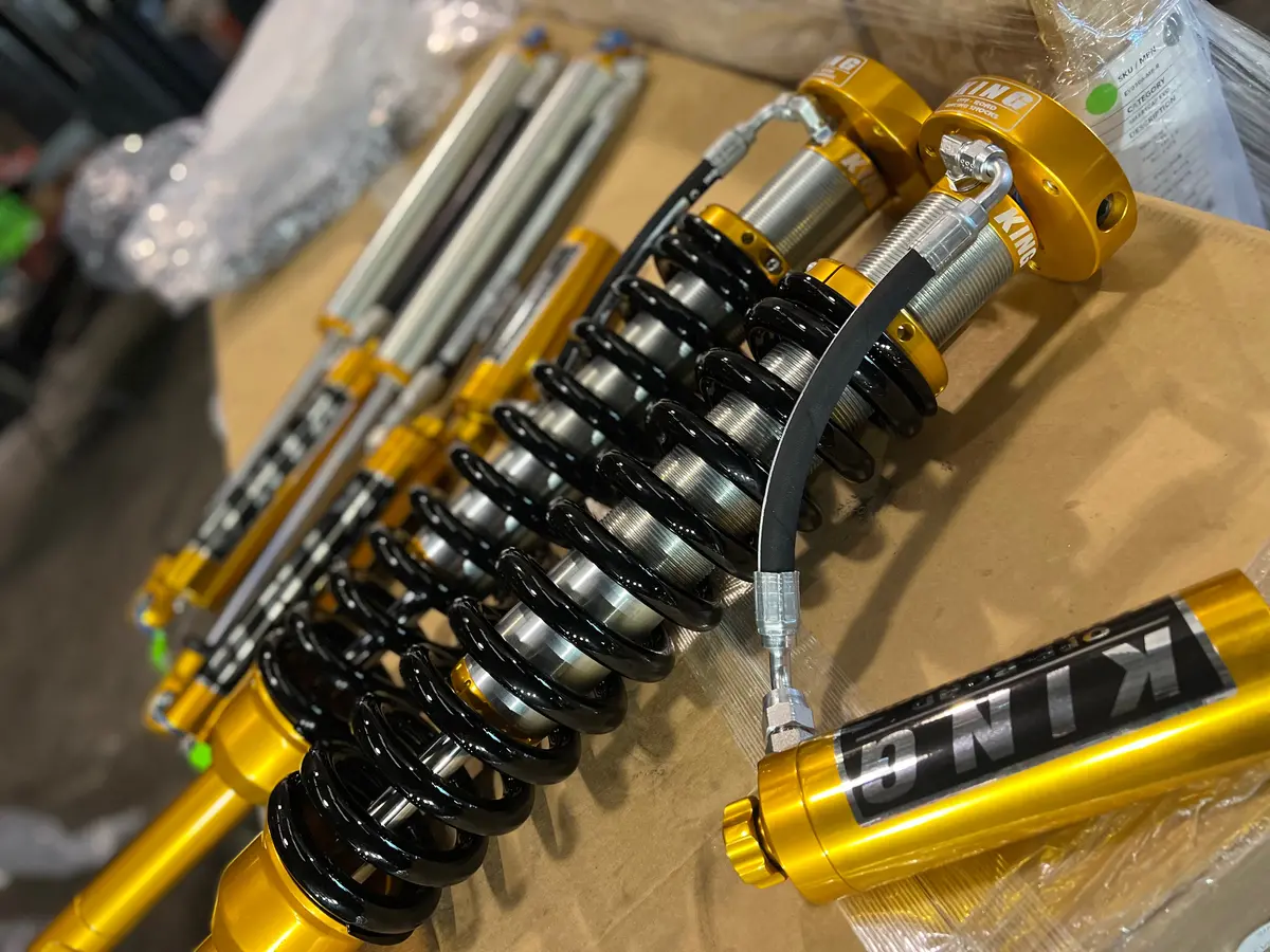 *Special Order* King / Tna Coilovers And Rear Shock Set For Bulletproof 12'' 05+ Tacoma ( Gold ) 1