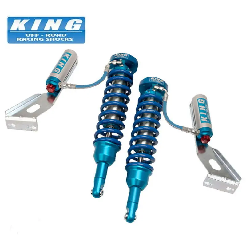 King Shocks For 2005 - 2023 Toyota Tacoma 2Wd Pre-Runner/4Wd Extended Travel Front Kit With Compression Adjuster 25001-119A-Ext 1