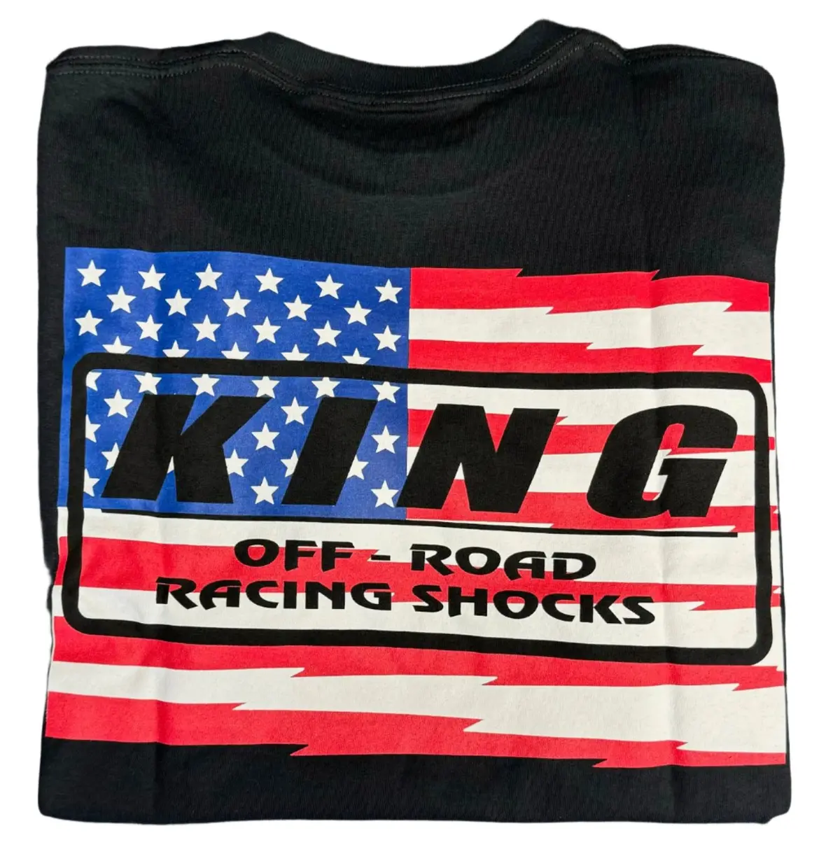 King Shocks Black Tee W/Usa Logo 1