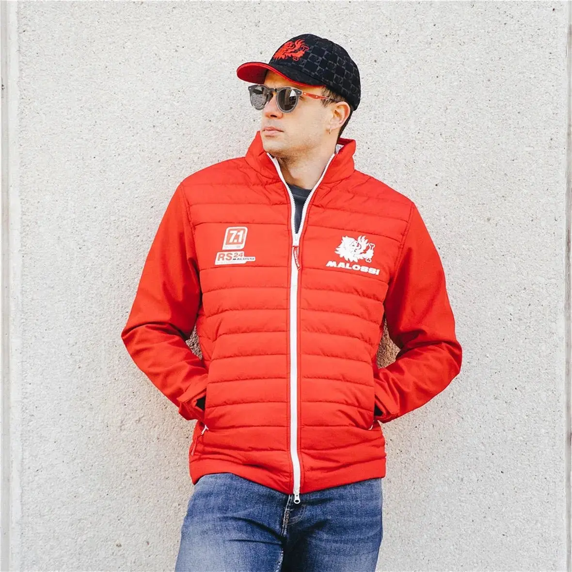 Jacket Malossi "Malossi Logo" Paddock Red 1