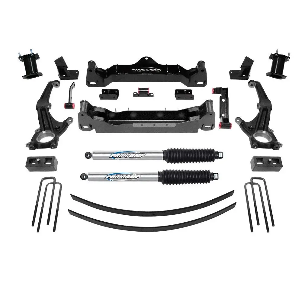 Pro Comp 16-23 Toy Tacoma 6″ Complete Kit – Pcstoy126m Installed And Aligned 1