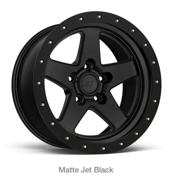 Stealth Custom Series K5 Model 17X8.5 Matte Jet Black Single Wheel 1