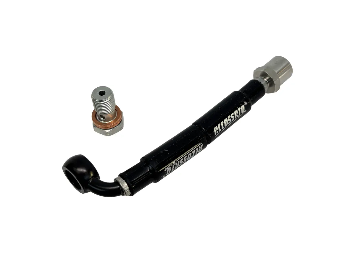 Brake Hose Accossato Adapter Rear Black | Vespa Gts/Gts Super/Gtv/Gt 60/Gt/Gt L 125-300Cc 1