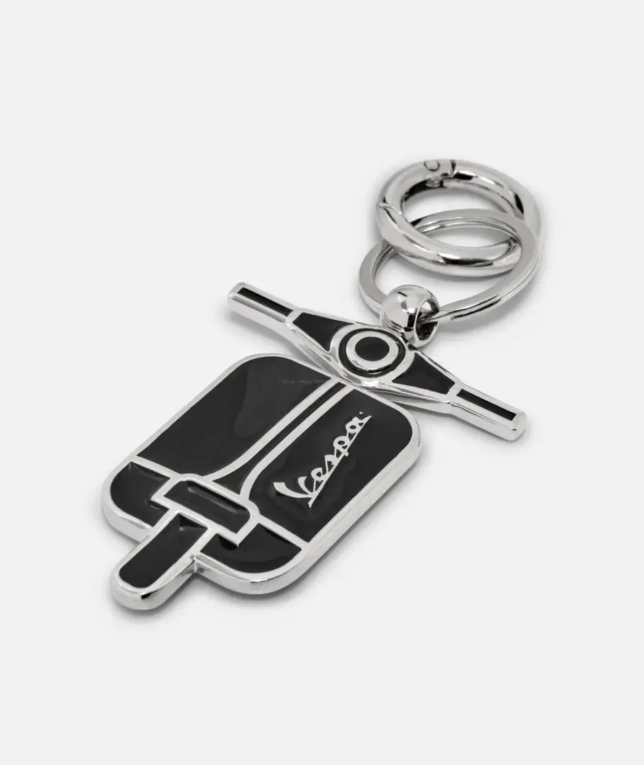 Keychain Vespa Dec Origin Steel Black 1