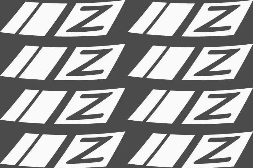 Rim Sticker Set "Z" | Vespa Sprint/ Primavera/ Elettrica/ Gts/Gts Super/Gt/Gt L 50-300Cc 5