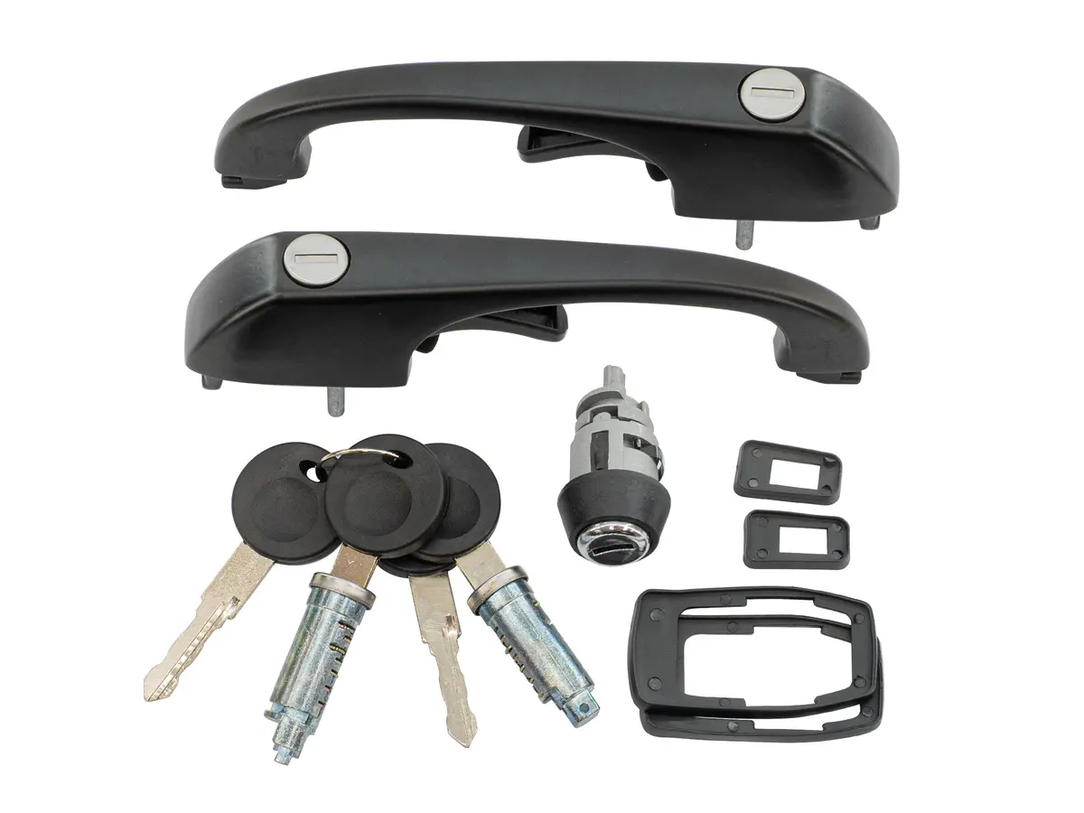 Door Handle & Lock Cores Kit (Doors, Hatch & Ignition) [Vanagon] 1