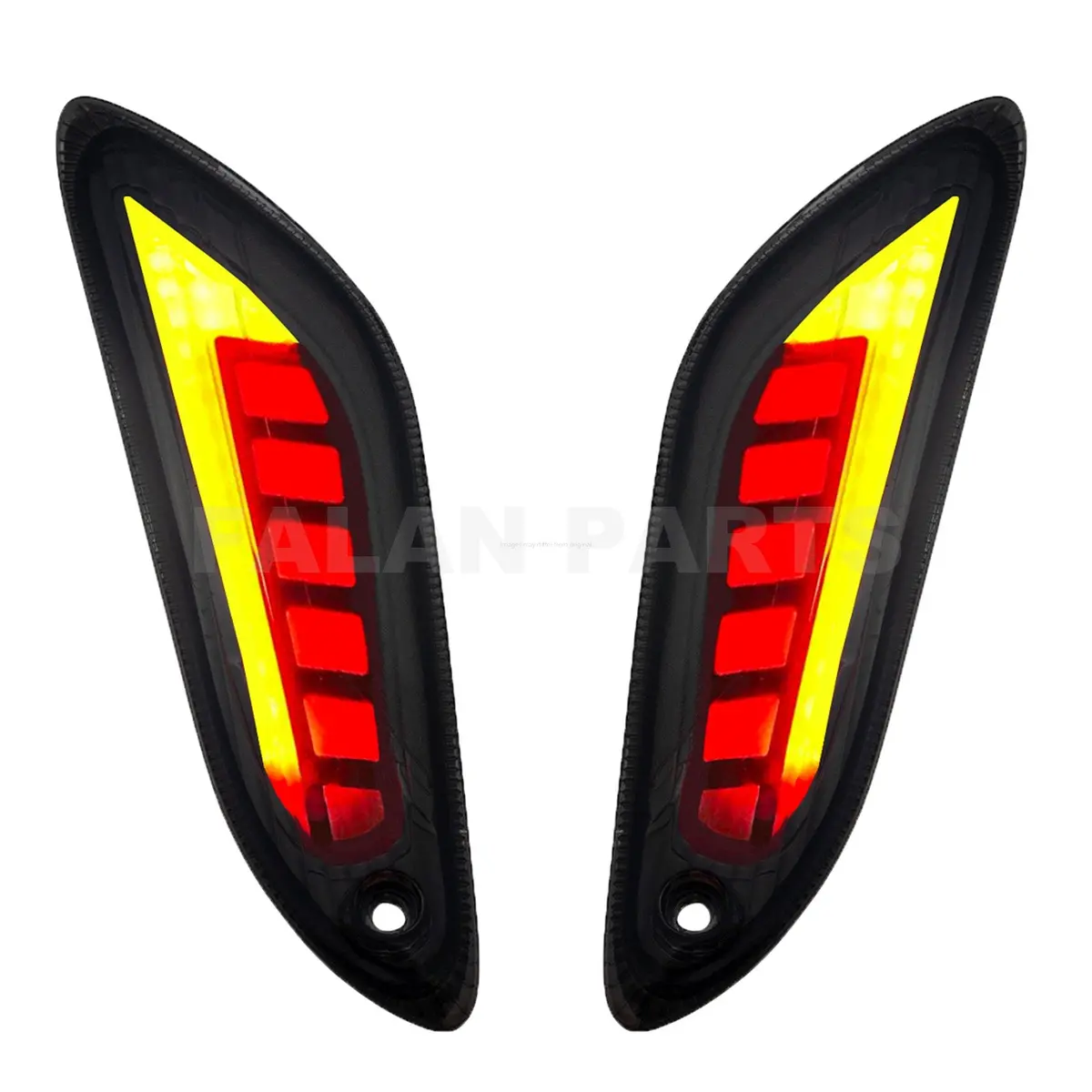 Aplus Turn Signals Rear Indicator Smoked Flow | Vespa Primavera/ Sprint 50-150Cc 1