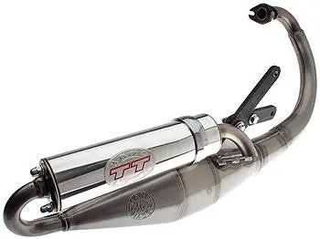 Leo Vince Tt Handmade Exhaust For The 1999 Yamaha Zuma 2 Stroke Vertical 1