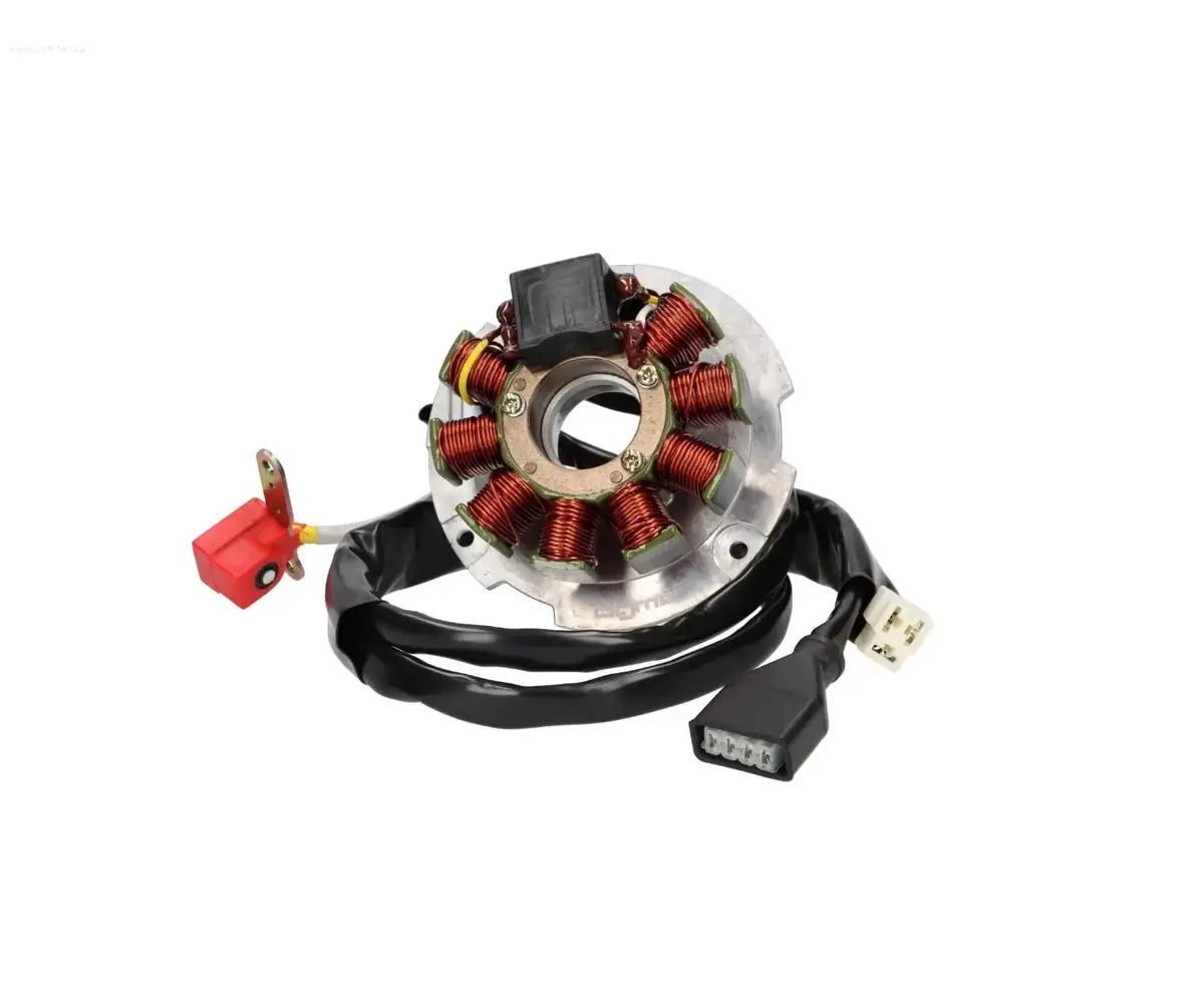 Ignition Bgm Original Stator | Piaggio 125-180 Cc Lc 2-Stroke - Gilera Runner Fx/Fxr 125-180, Italjet Dragster 125-180, Hexagon Lx/Lxt 125-180 - With Cdi Also Suitable For Piaggio Skr125, Skr150, Tph125, Skipper125, Skipper150 1