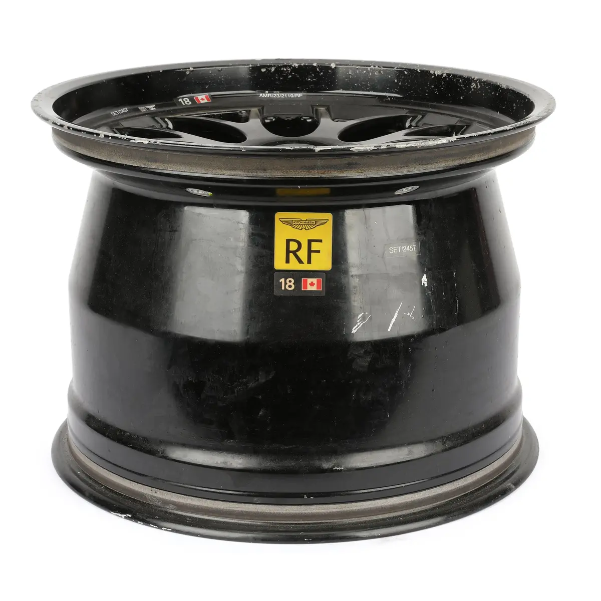 Season Launch Lot 142 - Aston Martin 2023 Lance Stroll Front Wheel Rim 1