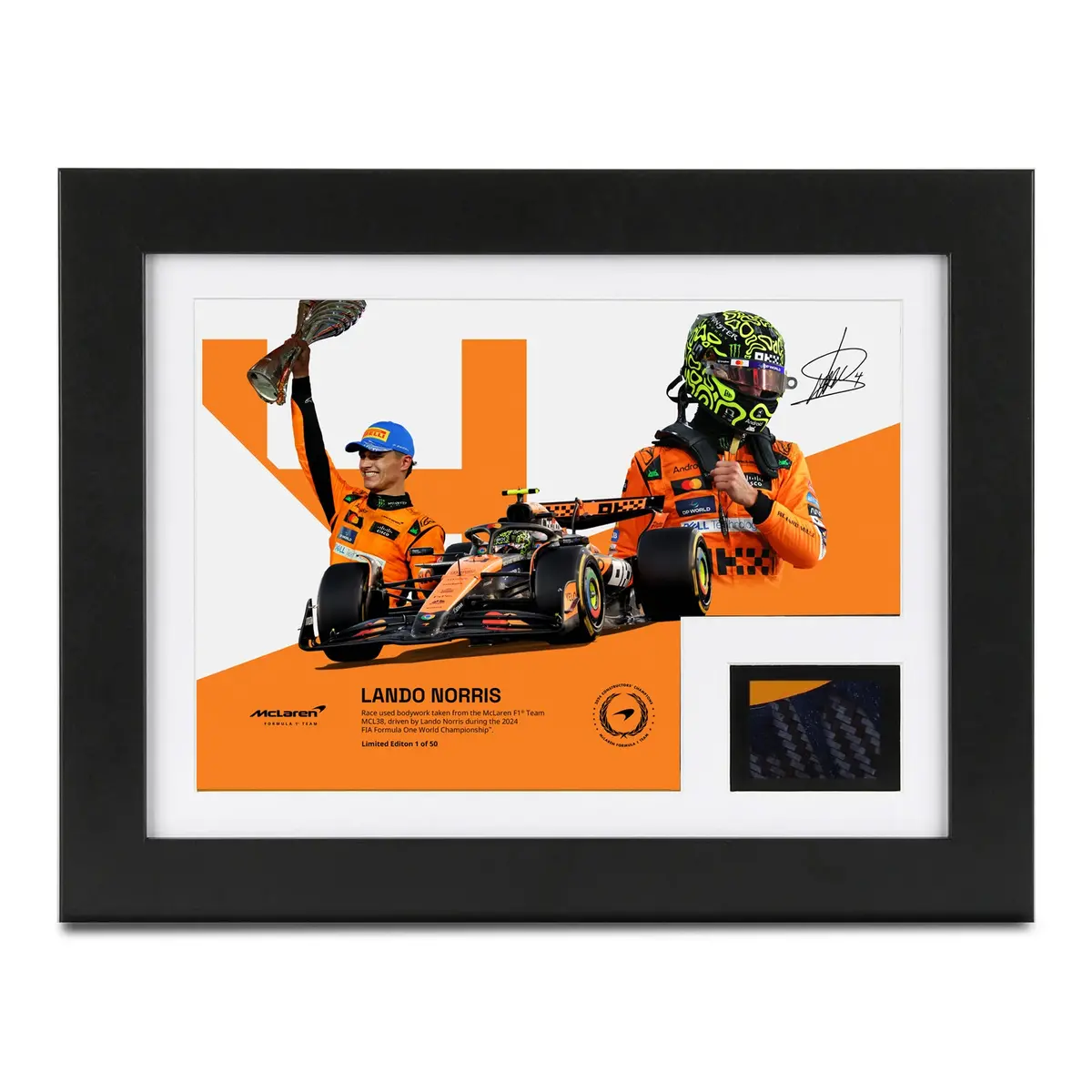 Limited Edition Lando Norris 2024 Constructors’ Champions Bodywork & Photo 1