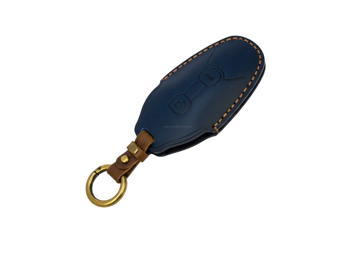 Leather Key Cover Blue | Vespa Gts/Gtv 125-310Cc ('23-) 1
