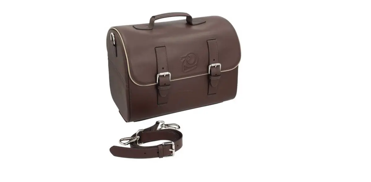 Leather Case Piaggio Brown 1