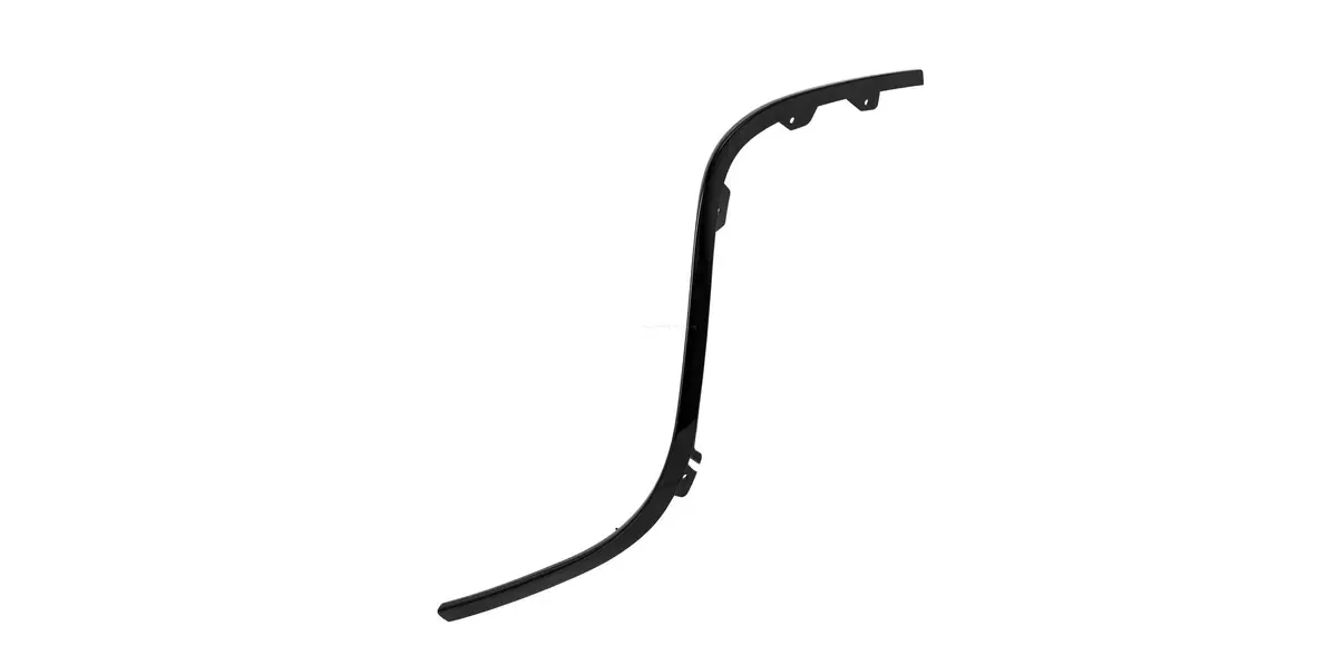 Led Shield Beading Right Piaggio Gloss Black | Vespa Gts/Gts Super 125-300Cc (`23-) 1