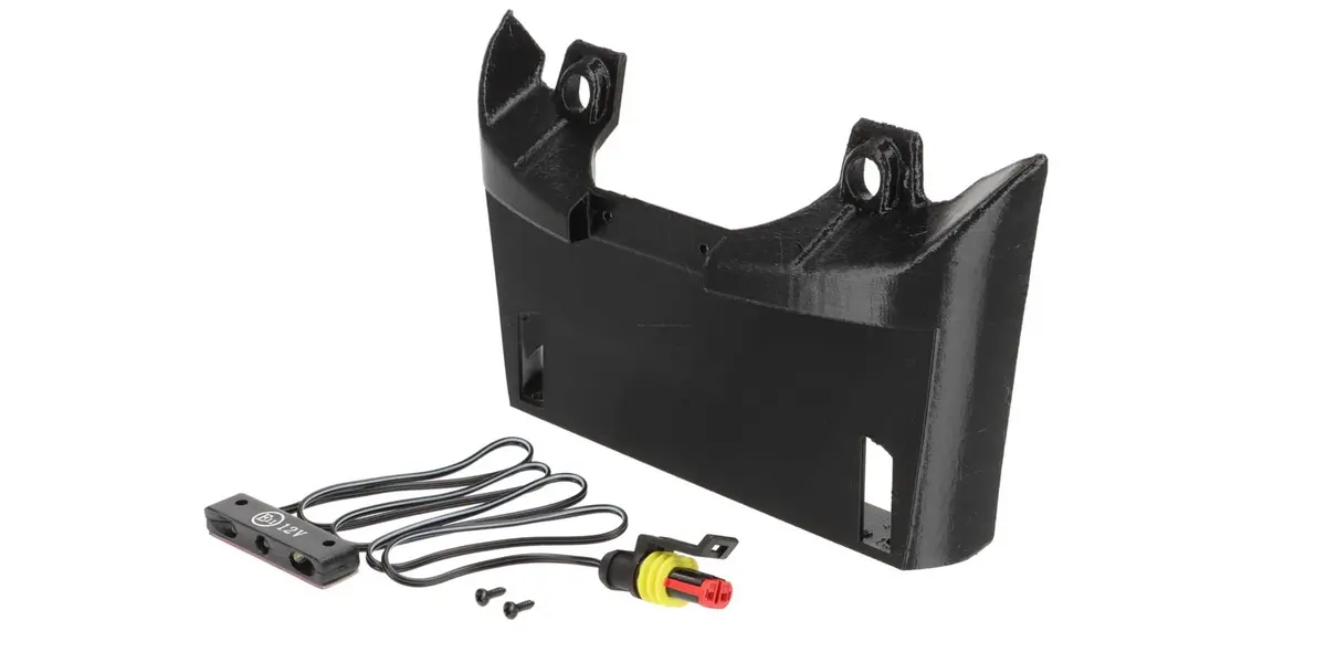 License Plate Holder And License Plate Lights Moto Nostra | Vespa Gts 125-300Cc 1