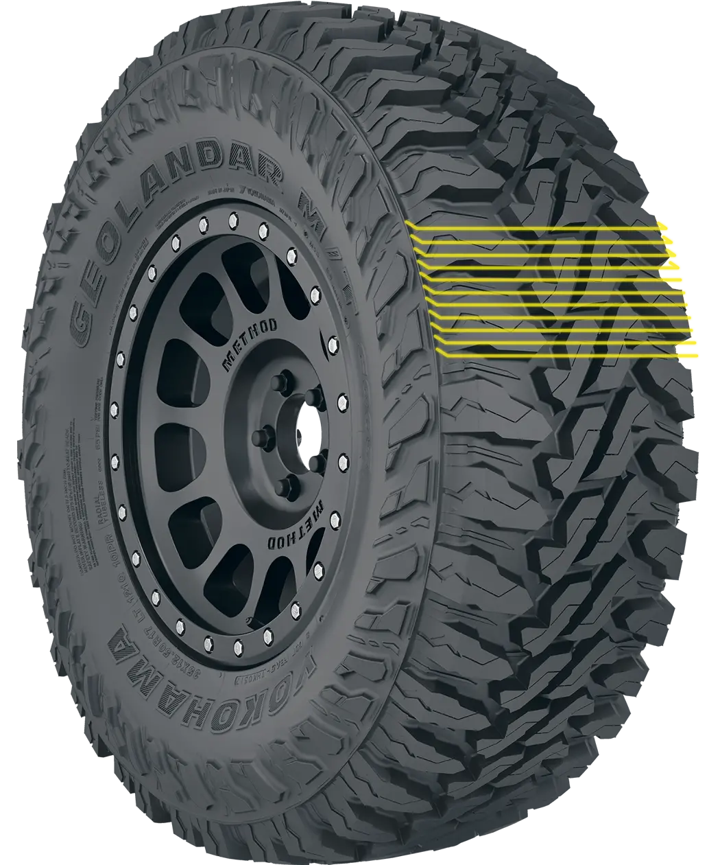 Yokohama Geolandar M/T G003 Lt 275/70R17 121/118Q E 110133368 1