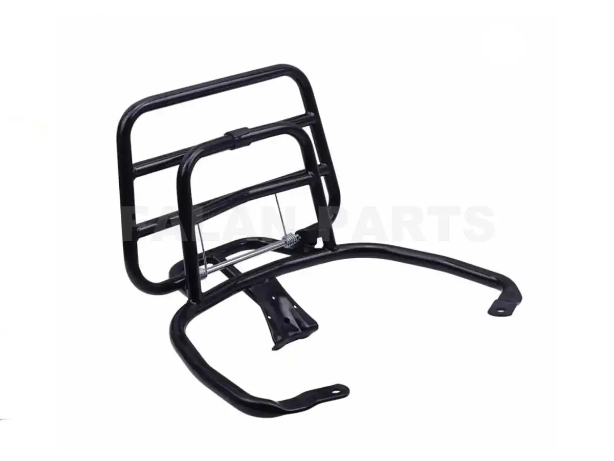 Luggage Carrier Rear Fp-Parts Gloss Black | Vespa Primavera/Sprint 50-150Cc 1