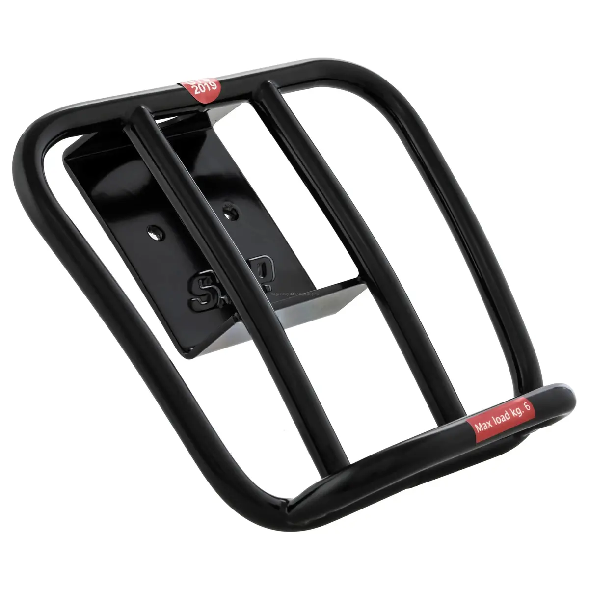 Luggage Carrier Rear Sip 70S Gloss Black | Vespa Gts/Gts Super Hpe 125-300 (`19-) 1