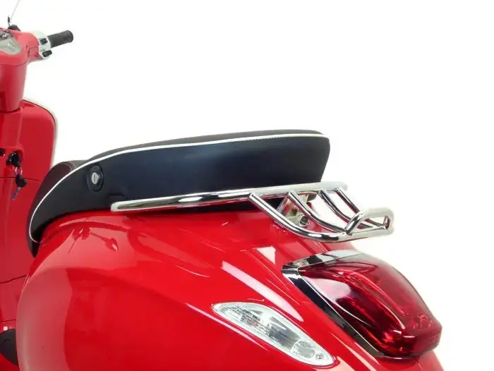 Luggage Carrier Rear Moto Nostra Gloss Chrome | Vespa Primavera/ Sprint 50-150 1