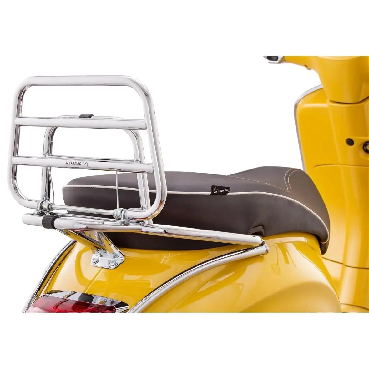 Luggage Carrier Rear Piaggio Chrome | Vespa Primavera/Sprint/Elettrica 50-150Cc 2