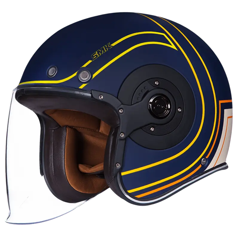 Smk Retro Jet Carretera Ma517 Open-Face Helmet | Motovile Kuwait 1