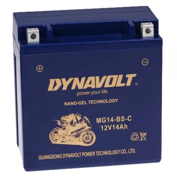 Dynavolt Mg14-Bs-C (Ytx14-Bs) Nano Gel Battery 12V 14Ah | Motovile Kuwait 1