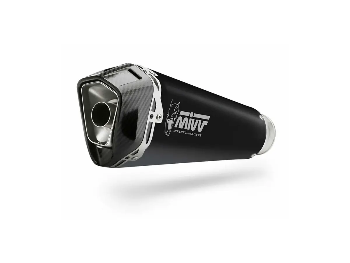 Mivv Delta Race Muffler Steel Black/Carbon | Honda X-Adv 750Cc 1