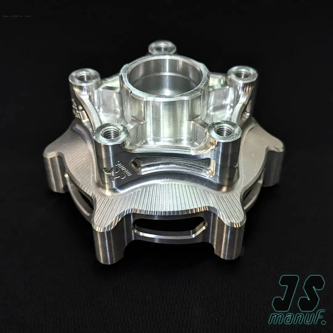 Wheel Hub Js Manuf Front Silver | Vespa Gts/Gts Super/ Gtv/Gt 60/Gt/Gt L/946 125-300Cc | Gilera/Piaggio Fuoco/Mp3 125-500Cc 1