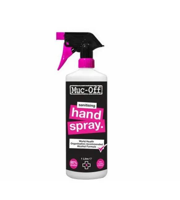 Muc-Off Antibacterial Hand Sanitizer Spray/Refill 1L 1