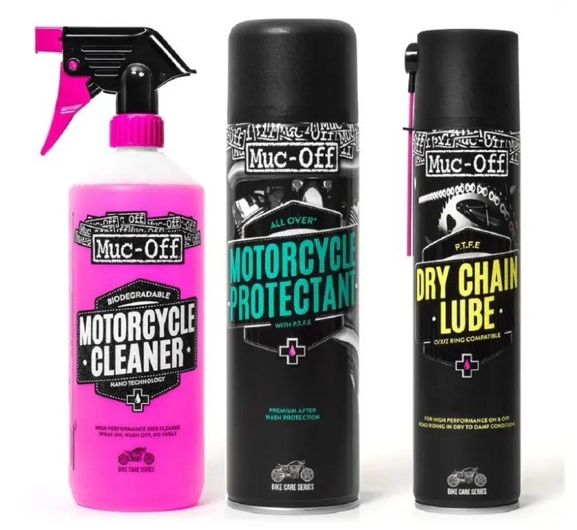 Muc-Off Motorcycle Clean Protect & Lube Kit 1